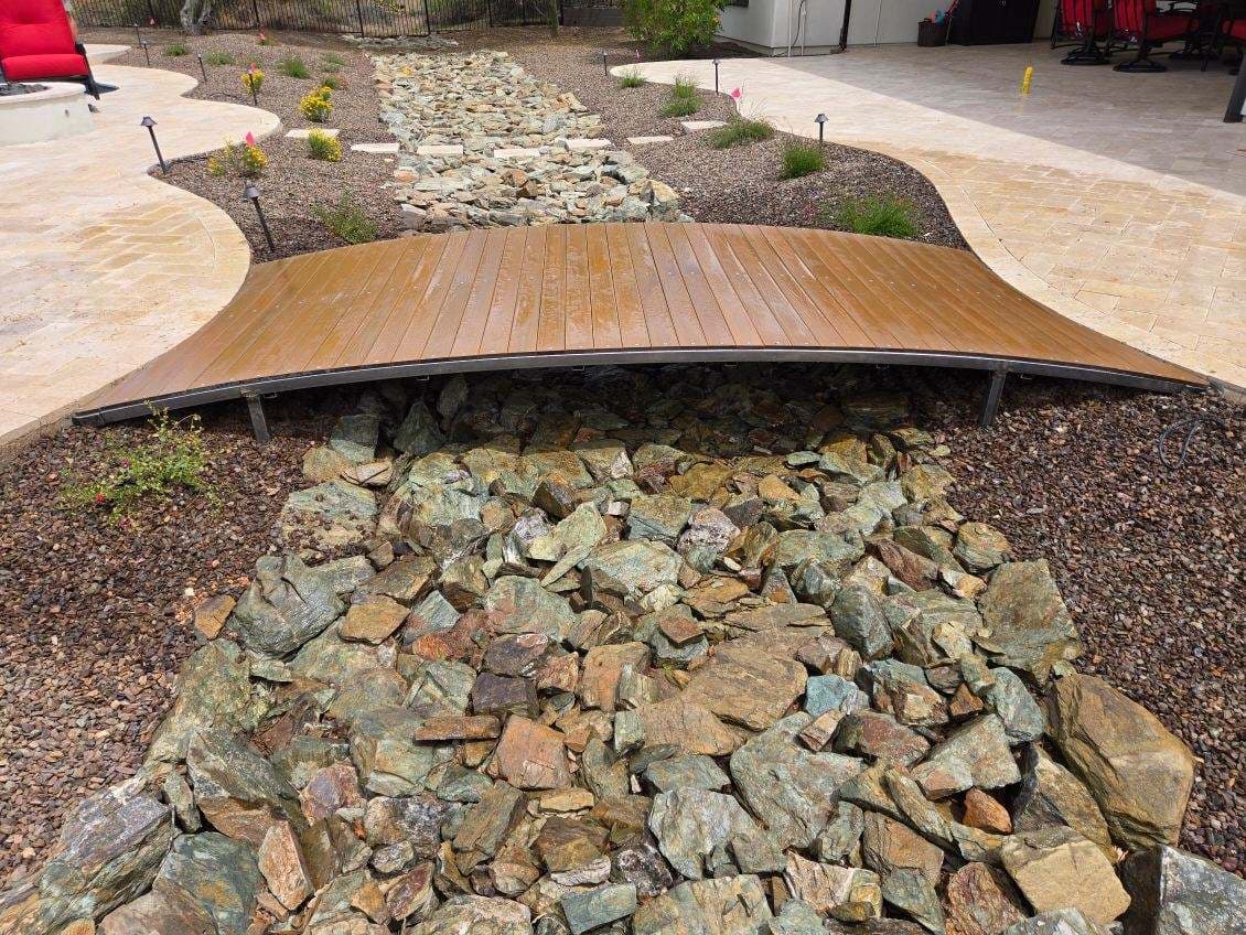Project Tranquil Outdoor Transformation with Bridge image