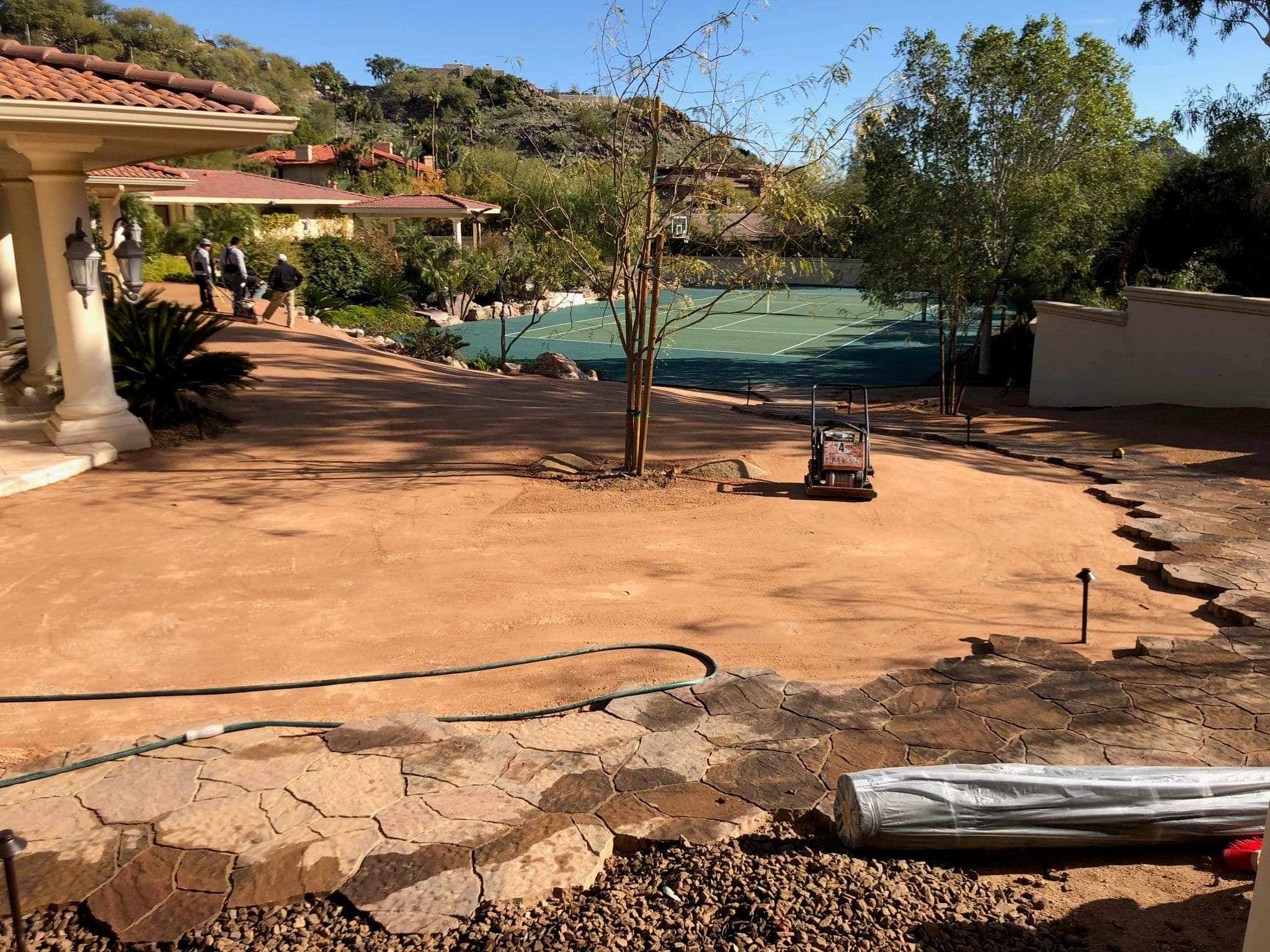 Project Concrete Paver Walkway and Turf Preparation image
